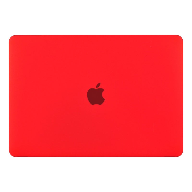 UESWILL Smooth Matte Hard Case Compatible with 2016-2019 Release MacBook Pro 15 inch with Touch Bar & USB-C, Model A1990 A1707, Red - Image 3
